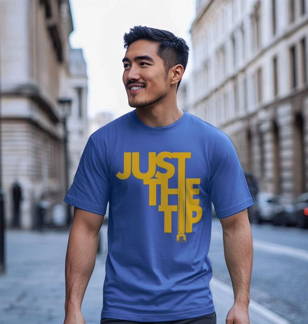 Just the Tip : : Unisex Shirt: 100% Organic Tshirt. Ideal Gift for Summer and an Immediate Conversation Starter - Image 4