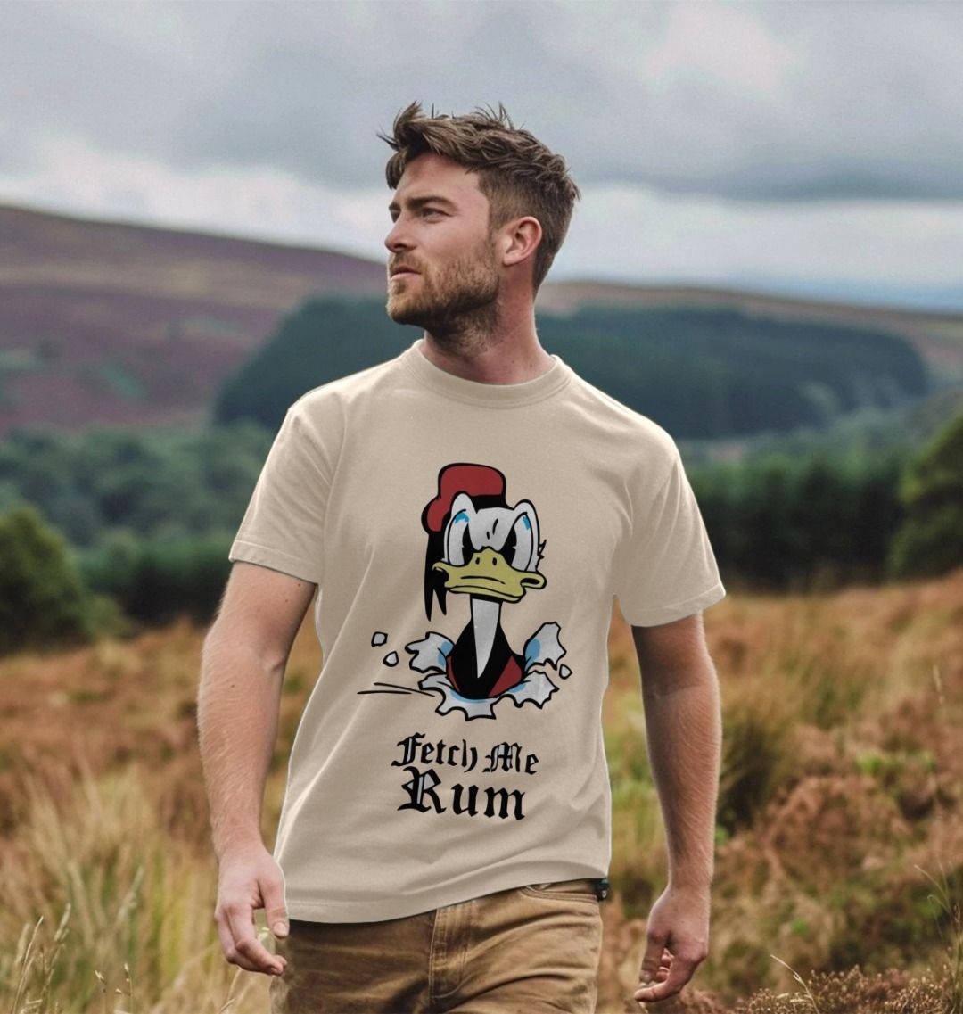 Fetch Me Rum: 100% Organic Tshirt. Ideal Gift for Summer and an Immediate Conversation Starter.. - Image 5