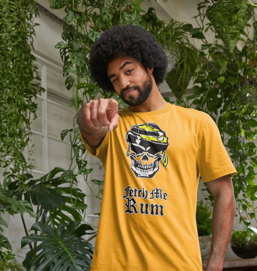 Fetch Me Rum: 100% Organic Tshirt. Ideal Gift for Summer and an Immediate Conversation Starter - Image 6