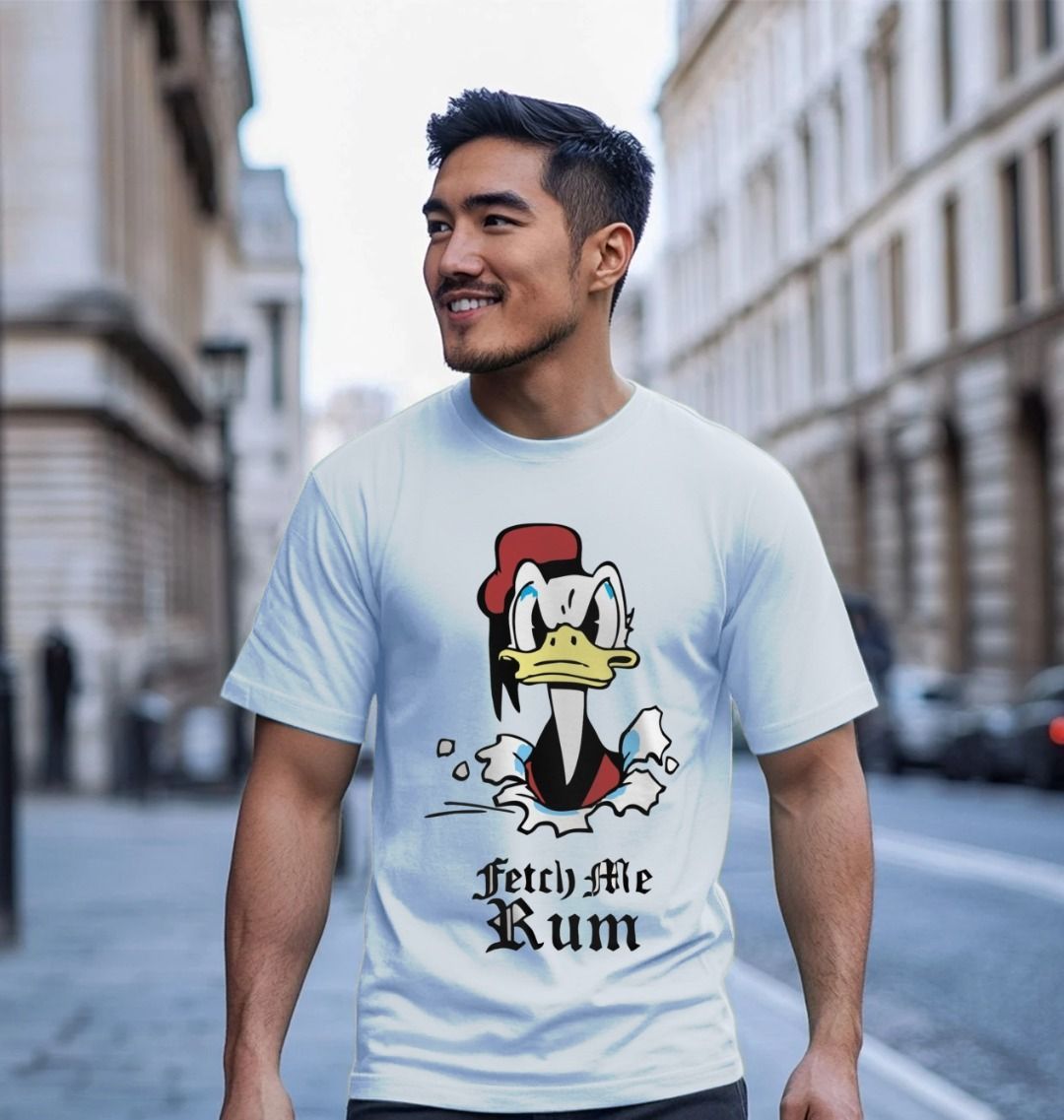 Fetch Me Rum: 100% Organic Tshirt. Ideal Gift for Summer and an Immediate Conversation Starter.. - Image 7