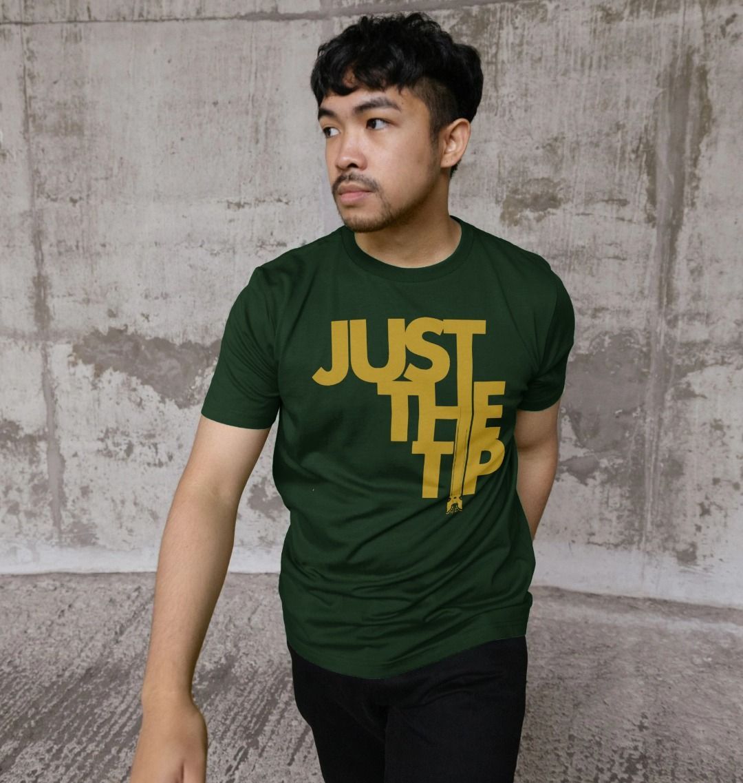Just the Tip : : Unisex Shirt: 100% Organic Tshirt. Ideal Gift for Summer and an Immediate Conversation Starter - Image 3