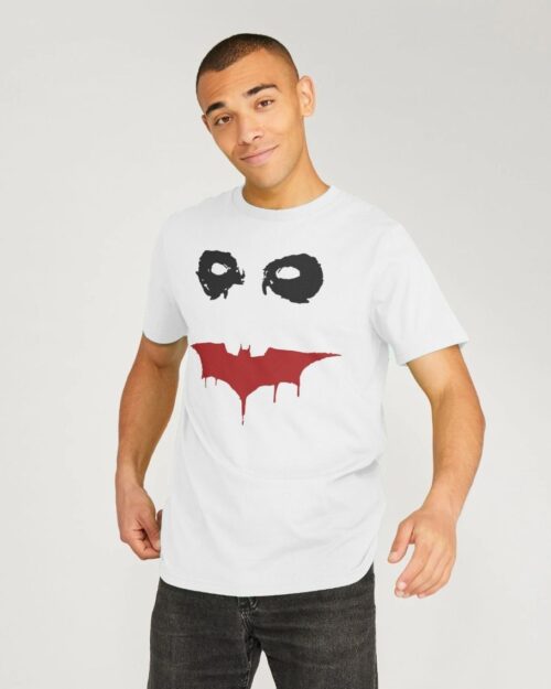 Bat Joker: Unisex Shirt: 100% Organic Tshirt. Ideal Gift for Summer and an Immediate Conversation Starter