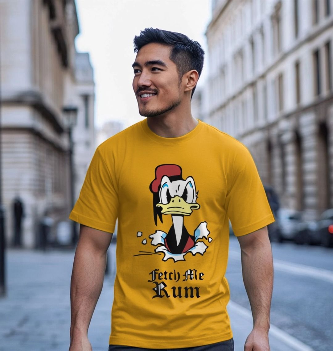 Fetch Me Rum: 100% Organic Tshirt. Ideal Gift for Summer and an Immediate Conversation Starter.. - Image 3