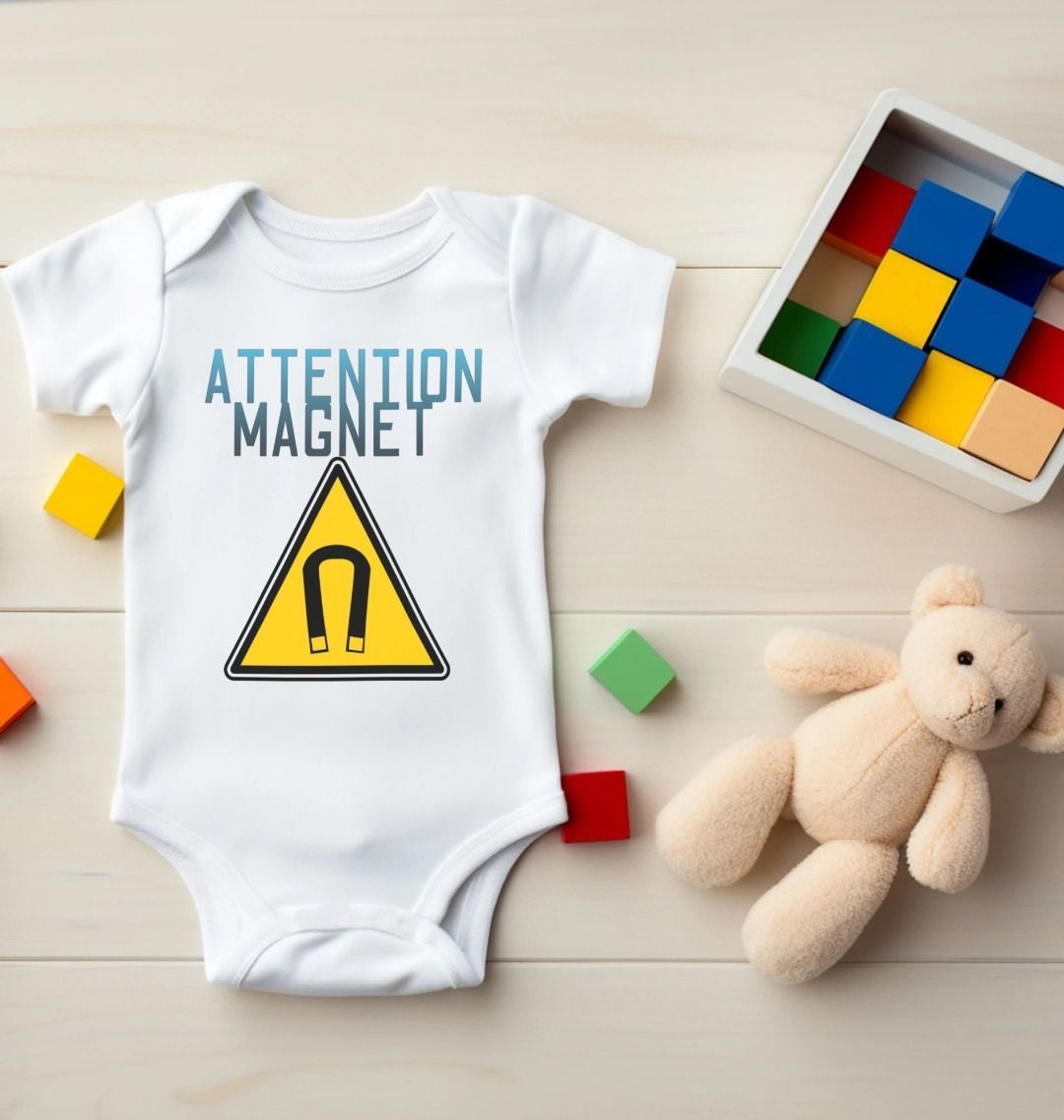 Attention Magnet: Baby 5 Panel Body Suit