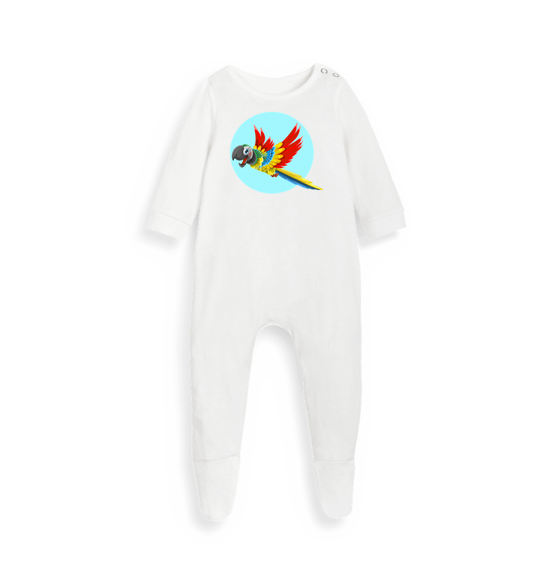 Flying Parrot Baby Onesie
