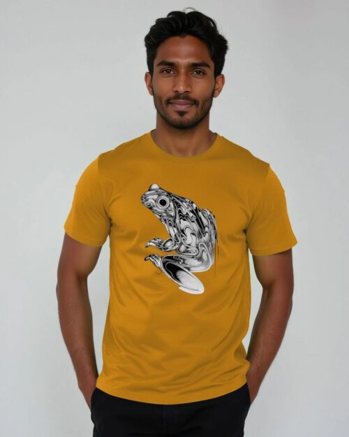 Grenouille: Unisex Shirt: 100% Organic Cotton Tshirt. Ideal Gift for Summer and an Immediate Conversation Starter