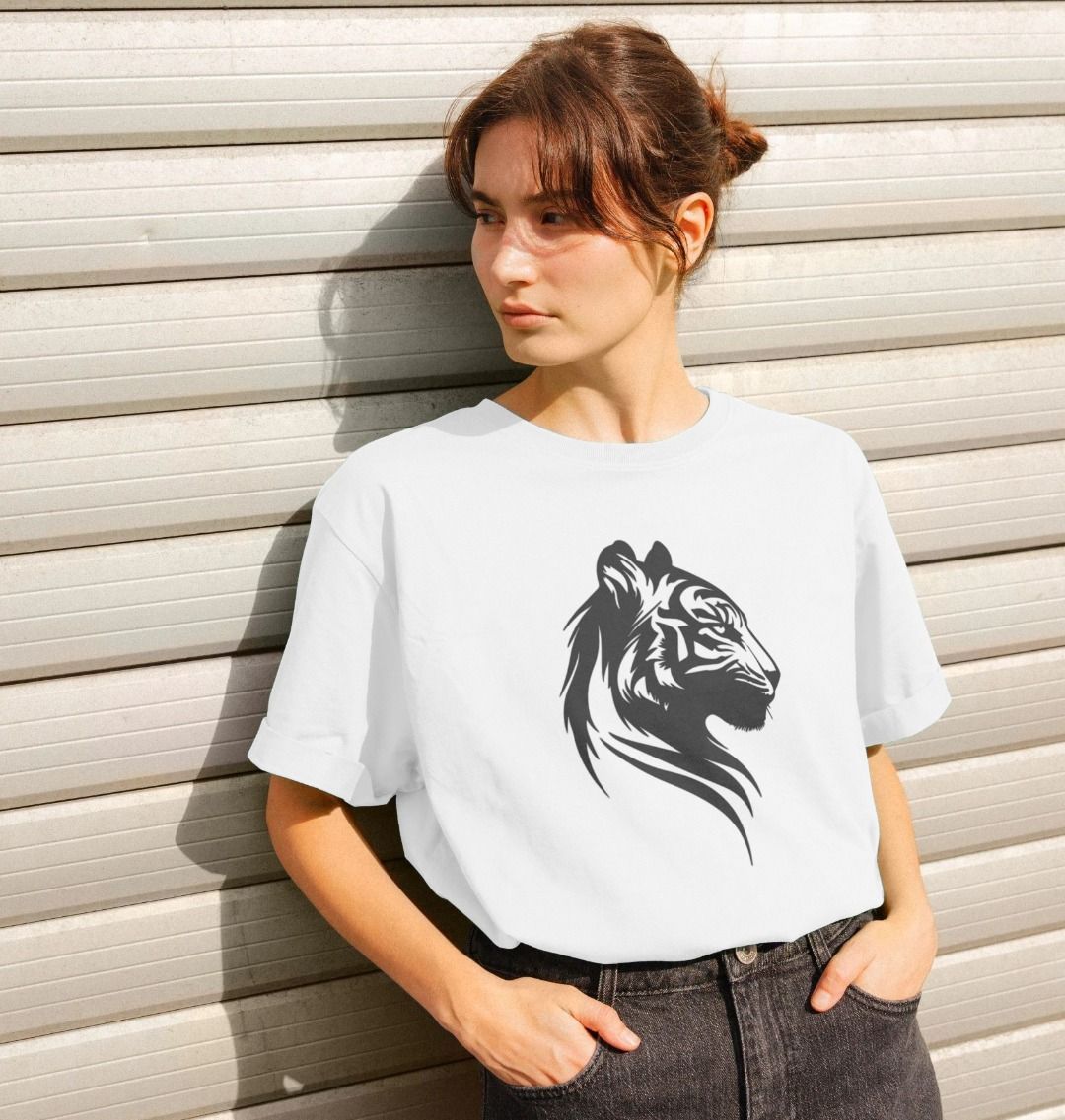 Motif |Female Shirt: 100% Organic Cotton Tshirt. Ideal Gift for Summer and an Immediate Conversation Starter