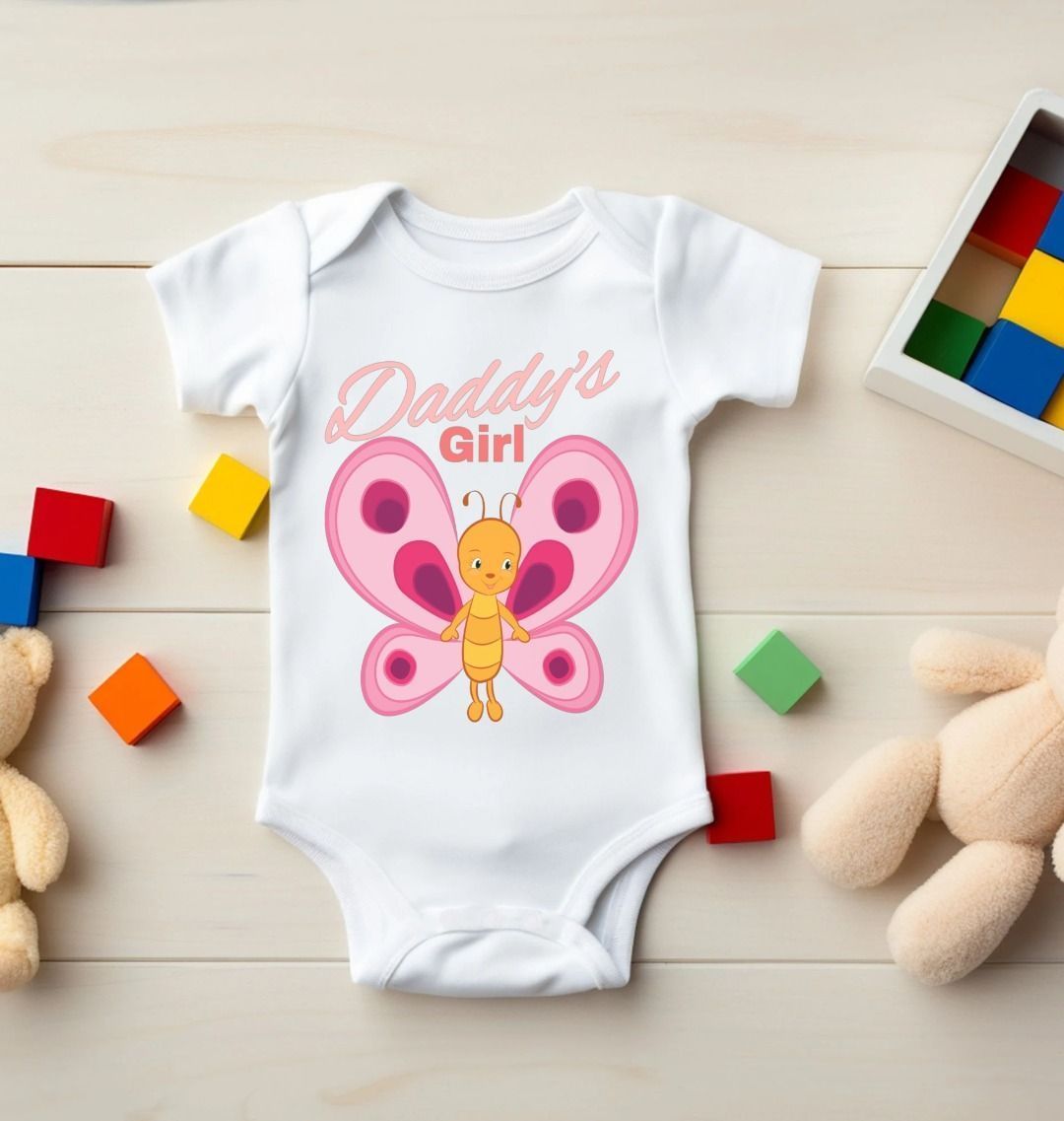 Daddy's Girl 5 Panel baby Bodysuit
