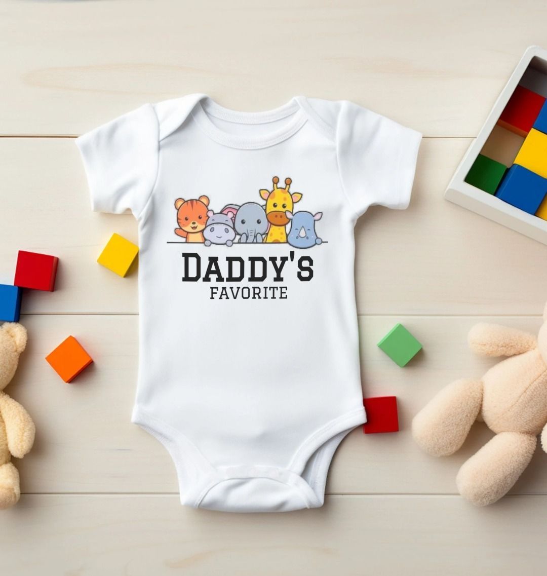Daddy's Favorite: Baby 5 Panel Body Suit