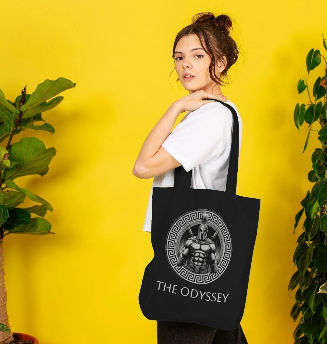 The Odyssey Tote Bag (Black) - Image 3