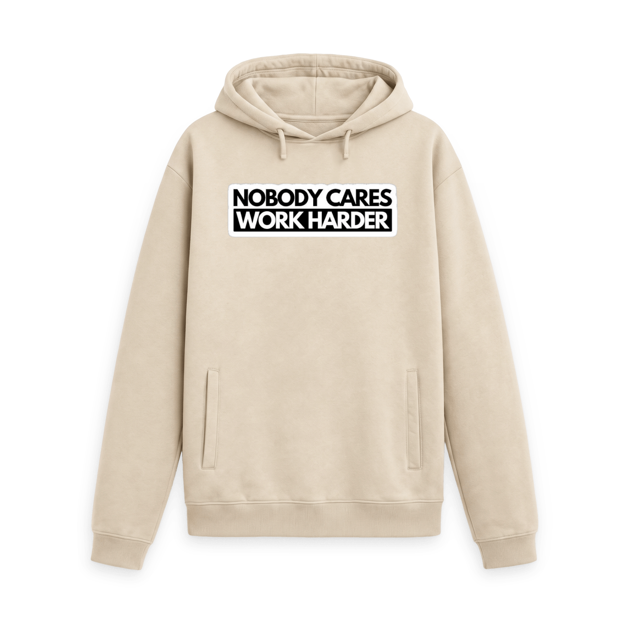 Nobody Cares, Work Harder Hoodie - Image 6