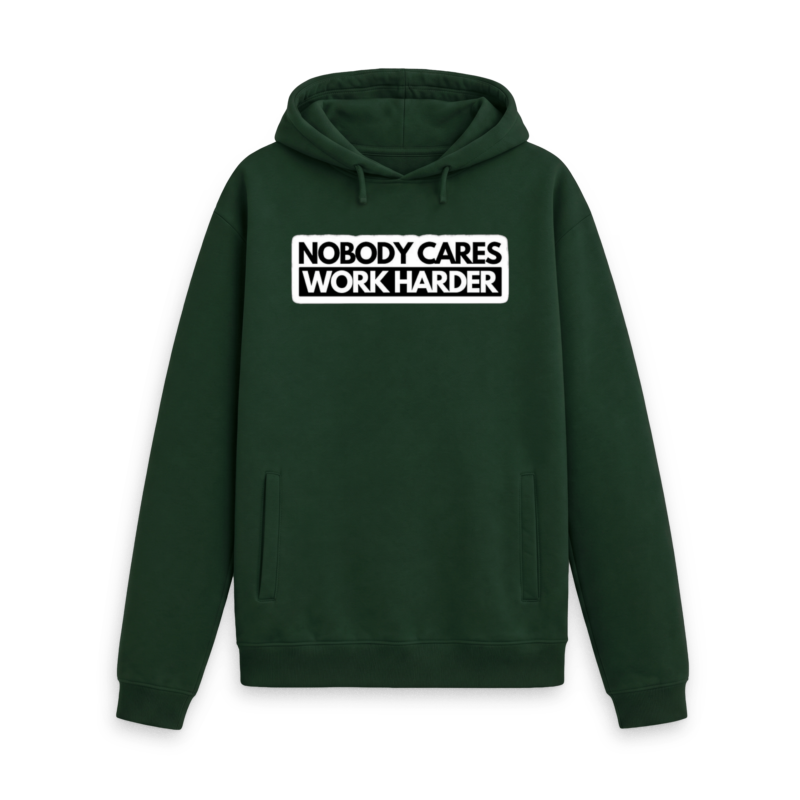 Nobody Cares, Work Harder Hoodie - Image 3